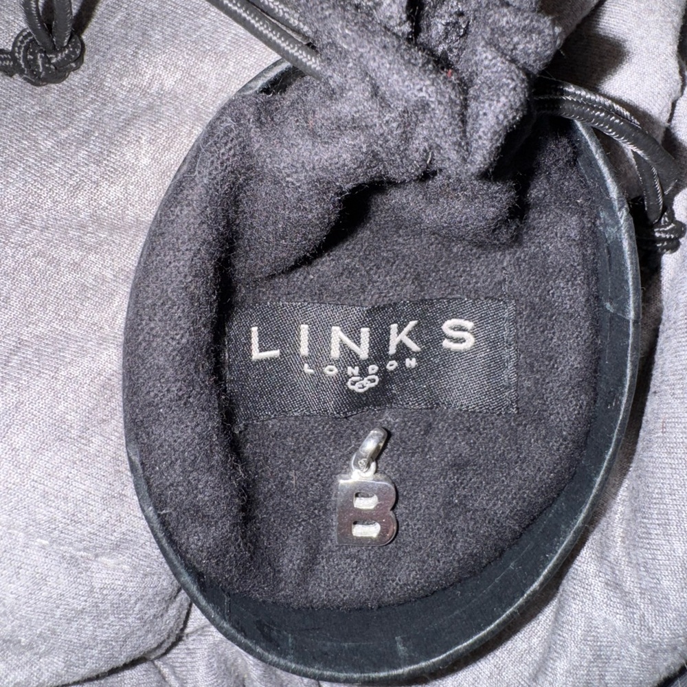 Silver Initial Pendant